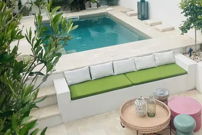 Image de Maison Hasard \nMaison de charme proche du port et des plages et piscine chauffée