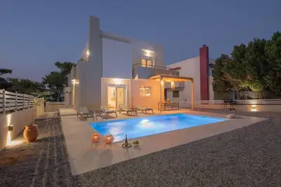 Image de Maison de vacances Triánda pour 1 - 6 personnes avec 3 chambres à coucher - Maison de vacances