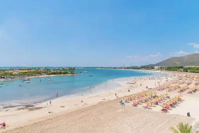 Image de Gran Canal maison avec piscine à quelques mètres de la plage d'Alcudia