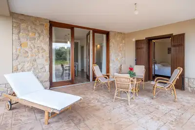 Image de Appartement \"Casa Cenate\" avec terrasse privée, Wi-Fi et climatisation