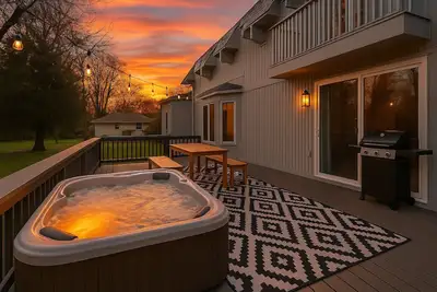Image de Notre Dame Dream – 4 mi to Campus & Hot Tub & Heated Pool & Fire Pit & Game Room
