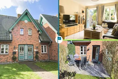 Image de Modernes Reihenhaus mit Garten, Spielecke, Waldzugang und Nähe zum Südstrand