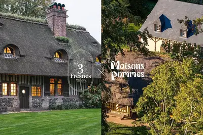 Image de Les 3 Fresnes x Maisons Pommes2 gîtes côte à côte idéal réunion de famille\/amis