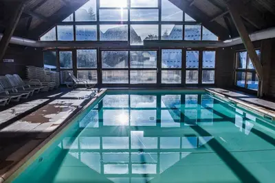 Image de Chalet, à 350m des pistes de ski, vue montagne, remise en forme, piscine, balcon, parking