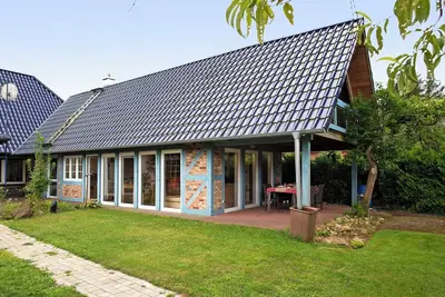 Image de Maison de vacances 'Ferienhaus Im Grünen' avec terrasse partagée, jardin privé et Wi-Fi