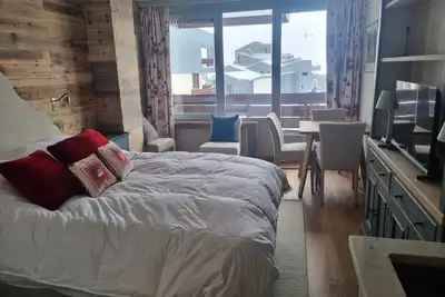 Image de Studio cosy à Tignes pour 2 personnes, balcon, proche des pistes