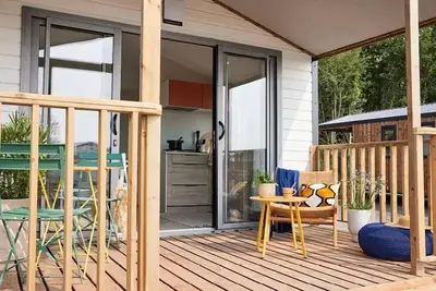 Image de Mobil-home Genevrier 30m² - 2 chambres - terrasse couverte + Climatisation 4 personnes