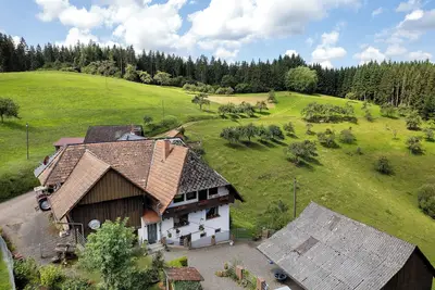 Image de Maison de vacances 'Ferien Auf Der Fleischdielte' avec terrasse privée, jardin privé et balcon