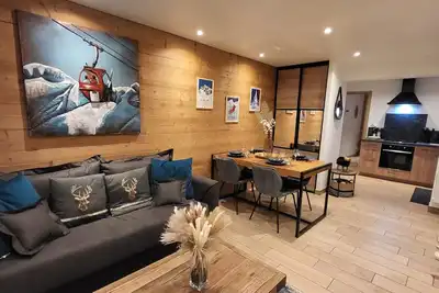 Image de Mi Coton, Appartement 2 Pièces Neuf à la Montagne Avec Terrasse Privative