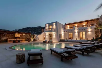 Villa \"The Blue Diamond\" avec vue sur mer, Wi-Fi et climatisation