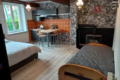 Image de Situé à Champenay le Gite de La Falle vous propose un studio tout équipé.