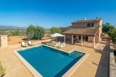 Cas General (Santa Eugenia) - Beautiful rustic villa with private salt pool and free Wi-Fi