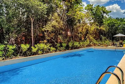 Image de 2-story apt with private pool, balcony, patio, outdoor pool, playground, & gym