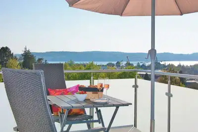 Image de Appartement \"Weitblick\" avec jardin partagé, balcon et Wi-Fi