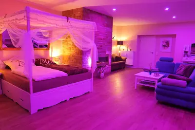 Image de Appartement \"Romantische Fewo Sächs Schweiz\" avec terrasse partagée et Wi-Fi
