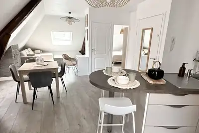 Image de Charmant duplex dans l'hyper centre-ville de Brive-la-Gaillarde, refait à neuf!