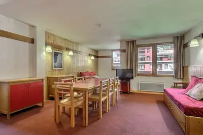Image de Spacieux appartement pour 8 personnes Ă Plagne 1800 avec balcon