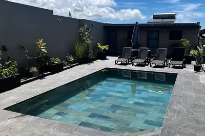 Image de Villa Vétiver avec piscine, jacuzzi et sauna.