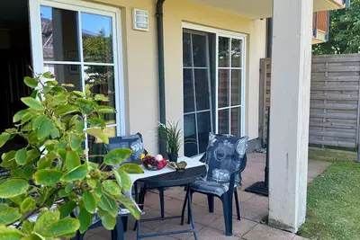 Image de Ferienwohnung mit Terrasse Direkt Hinter der DĂĽne