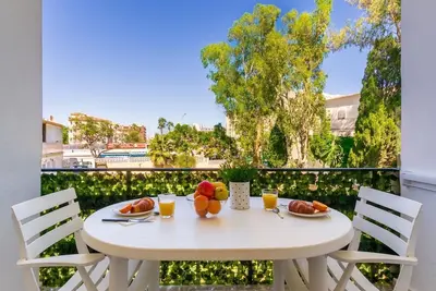 Image de Bellamar- Terrasse, Piscine, Parking, 2ème ligne de plage. 2 chambres