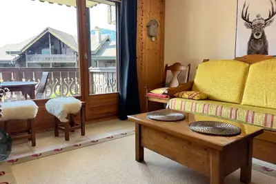 Image de Grand T3 à Samoëns avec balcon et équipements pour enfants