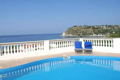 Villa Giulia, with panoramic private pool near the beach