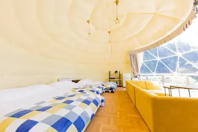 Image de Dome tent with private openair bath / Yufu Ōita