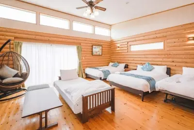 Image de 3 nights Log house with outdoor jacuzzi 4 beds / Miyakojima Okinawa