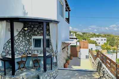 Image de Stunning sea views in Kalathos village near Lindos.