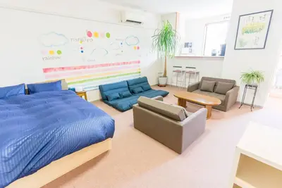Image de Spacious studio apartment in the city center Free parking 1 Qsize car 4 sofa beds / Yamagata Yamagata