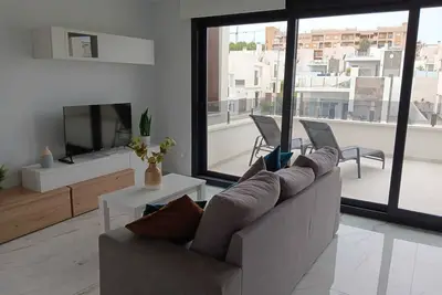 Image de Appartement 'Amanecer 7 Alicante' avec piscine partagée, Wi-Fi et climatisation