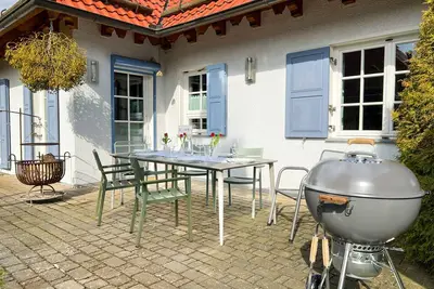 Image de Kamin Indoorschaukel Smart Tv Bose Anlage Ferienhaus Kupferschmiede