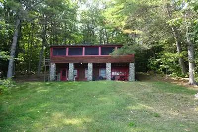 Image de Pinewood Cabin – Cozy Maine Lakefront with Dock, Canoe & Rowboat