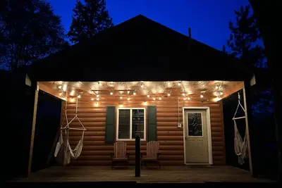 Image de Woodsy Retreat by Snowmobile Trails with Indoor Fireplace & Outdoor Sauna!