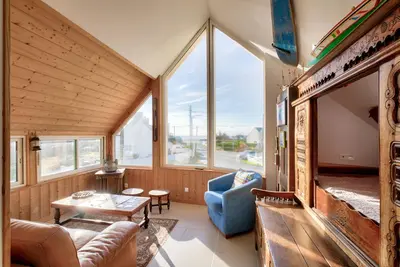 Vue mer - Maison pour 4 à 500m de la plage