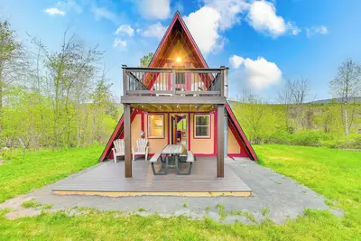 Image de Walk to Ski Lift! Charming Hunter A-Frame