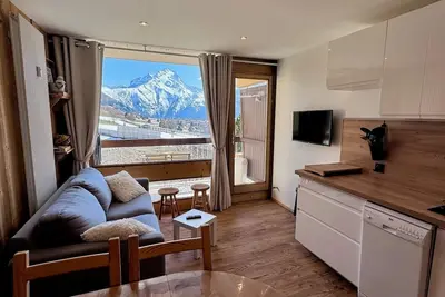 Image de Charmant studio aux pieds des pistes de Belle Etoile / Piscine