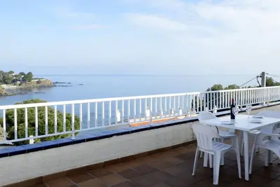 Vinya Farella 5 - Fantástico ático con gran terraza, vista al mar, garaje, satélite y wifi.
