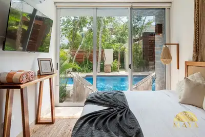 Image de Nhoa 107a Lux 2br Condo Pool access in Aldea Zama