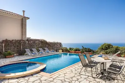 Image de Lassi SeaView Villa | Private Pool | Villa Efrosini | Short Walk to Resort Centre