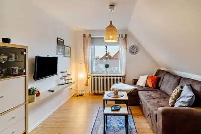 Image de Appartement 'Ferienhaus Diekster - Obergeschoss' avec terrasse partagée, jardin privé et Wi-Fi