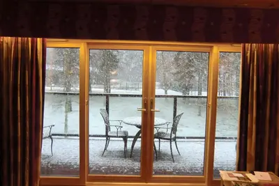 Image de Christmas week lodge at Hilton Craigendarroch resort in Ballater, Royal Deeside.