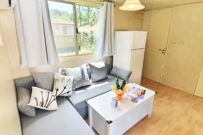 Image de Luxe Familie Stacaravan for 1-5 Persons With big Porch, Toscana aan het Strand