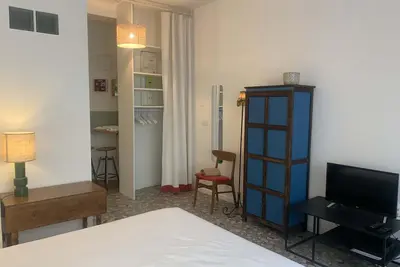 Image de Montmartre grand studio au rdc sur courette arborée