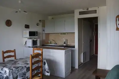 Image de Studio cabine cosy avec balcon - 4 pers à Pra-Loup 1600