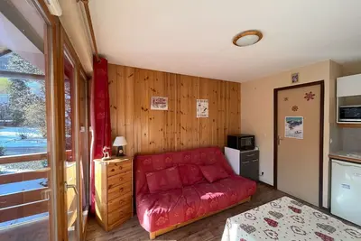 Image de Studio cabine sud 4 pers, balcon, proche pistes, navette et commerces, animaux acceptés
