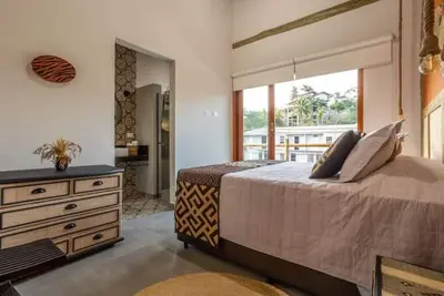 Image de New and modern loft 150m from beach in Ilhabela\n\n