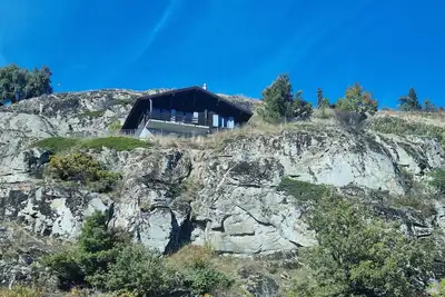 Image de Valais, chalet 1500m plein sud, nature, calme, vue panoramique, confort, sport.