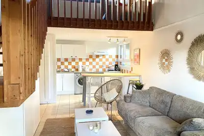 Image de Résidence Marensin. Appartement duplex, avec tennis proche de la plage du Penon