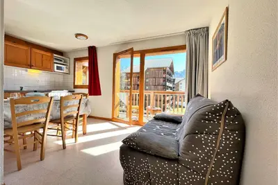 Image de Appartement 2 pièces, 6 pers, animaux admis, parking, près des pistes